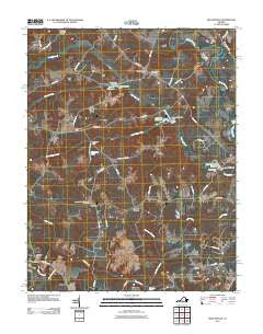 Beulahville Virginia Historical topographic map, 1:24000 scale, 7.5 X 7.5 Minute, Year 2011