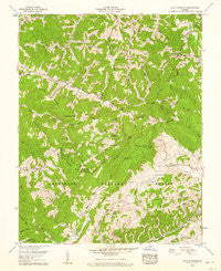 Big A Mountain Virginia Historical topographic map, 1:24000 scale, 7.5 X 7.5 Minute, Year 1958