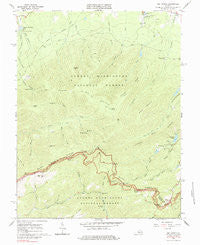 Big Levels Virginia Historical topographic map, 1:24000 scale, 7.5 X 7.5 Minute, Year 1965