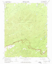 Big Levels Virginia Historical topographic map, 1:24000 scale, 7.5 X 7.5 Minute, Year 1965