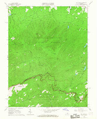 Big Levels Virginia Historical topographic map, 1:24000 scale, 7.5 X 7.5 Minute, Year 1965