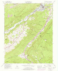 Big Stone Gap Virginia Historical topographic map, 1:24000 scale, 7.5 X 7.5 Minute, Year 1957