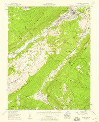 Big Stone Gap Virginia Historical topographic map, 1:24000 scale, 7.5 X 7.5 Minute, Year 1957