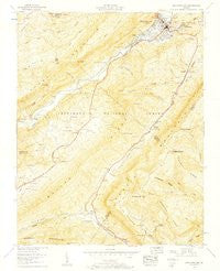 Big Stone Gap Virginia Historical topographic map, 1:24000 scale, 7.5 X 7.5 Minute, Year 1957