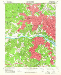 Bon Air Virginia Historical topographic map, 1:24000 scale, 7.5 X 7.5 Minute, Year 1964