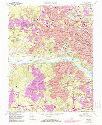 Bon Air Virginia Historical topographic map, 1:24000 scale, 7.5 X 7.5 Minute, Year 1964