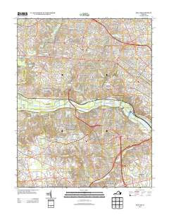 Bon Air Virginia Historical topographic map, 1:24000 scale, 7.5 X 7.5 Minute, Year 2013