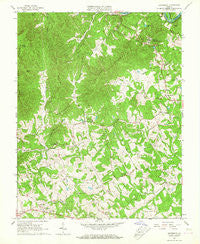 Boonsboro Virginia Historical topographic map, 1:24000 scale, 7.5 X 7.5 Minute, Year 1965