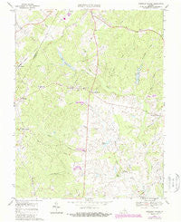Boswells Tavern Virginia Historical topographic map, 1:24000 scale, 7.5 X 7.5 Minute, Year 1970
