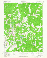 Bowling Green Virginia Historical topographic map, 1:24000 scale, 7.5 X 7.5 Minute, Year 1949