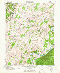 Boyce Virginia Historical topographic map, 1:24000 scale, 7.5 X 7.5 Minute, Year 1966