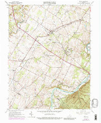 Boyce Virginia Historical topographic map, 1:24000 scale, 7.5 X 7.5 Minute, Year 1966