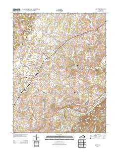 Boyce Virginia Historical topographic map, 1:24000 scale, 7.5 X 7.5 Minute, Year 2013
