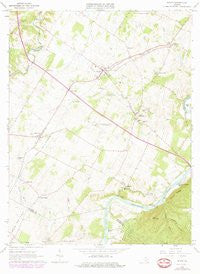 Boyce Virginia Historical topographic map, 1:24000 scale, 7.5 X 7.5 Minute, Year 1966
