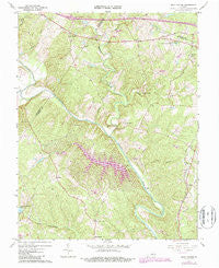 Boyd Tavern Virginia Historical topographic map, 1:24000 scale, 7.5 X 7.5 Minute, Year 1967