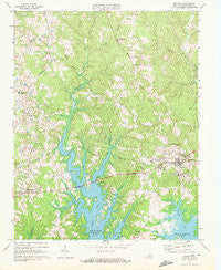 Boydton Virginia Historical topographic map, 1:24000 scale, 7.5 X 7.5 Minute, Year 1968