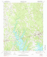 Boydton Virginia Historical topographic map, 1:24000 scale, 7.5 X 7.5 Minute, Year 1968