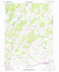Brandy Station Virginia Historical topographic map, 1:24000 scale, 7.5 X 7.5 Minute, Year 1966