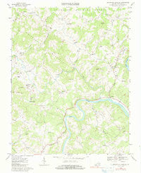 Brierpatch Mountain Virginia Historical topographic map, 1:24000 scale, 7.5 X 7.5 Minute, Year 1967
