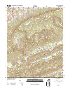 Brumley Virginia Historical topographic map, 1:24000 scale, 7.5 X 7.5 Minute, Year 2013