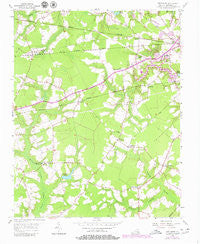 Buckhorn Virginia Historical topographic map, 1:24000 scale, 7.5 X 7.5 Minute, Year 1954