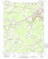 Buckhorn Virginia Historical topographic map, 1:24000 scale, 7.5 X 7.5 Minute, Year 1954