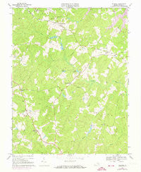 Buckner Virginia Historical topographic map, 1:24000 scale, 7.5 X 7.5 Minute, Year 1968