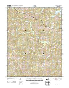 Buckner Virginia Historical topographic map, 1:24000 scale, 7.5 X 7.5 Minute, Year 2013