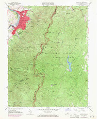 Buena Vista Virginia Historical topographic map, 1:24000 scale, 7.5 X 7.5 Minute, Year 1965