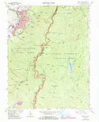 Buena Vista Virginia Historical topographic map, 1:24000 scale, 7.5 X 7.5 Minute, Year 1965