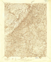 Buena Vista Virginia Historical topographic map, 1:48000 scale, 15 X 15 Minute, Year 1935