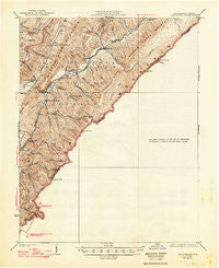 Callaghan Virginia Historical topographic map, 1:62500 scale, 15 X 15 Minute, Year 1923