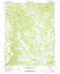 Callaway Virginia Historical topographic map, 1:24000 scale, 7.5 X 7.5 Minute, Year 1963