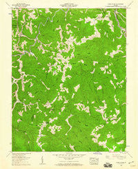 Caney Ridge Virginia Historical topographic map, 1:24000 scale, 7.5 X 7.5 Minute, Year 1958