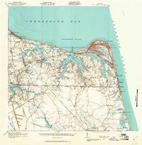 Cape Henry Virginia Historical topographic map, 1:62500 scale, 15 X 15 Minute, Year 1918
