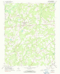 Capron Virginia Historical topographic map, 1:24000 scale, 7.5 X 7.5 Minute, Year 1966