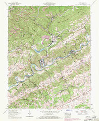 Carbo Virginia Historical topographic map, 1:24000 scale, 7.5 X 7.5 Minute, Year 1958