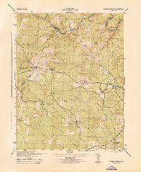 Chancellorsville Virginia Historical topographic map, 1:31680 scale, 7.5 X 7.5 Minute, Year 1944