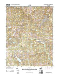 Chancellorsville Virginia Historical topographic map, 1:24000 scale, 7.5 X 7.5 Minute, Year 2013