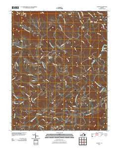 Charity Virginia Historical topographic map, 1:24000 scale, 7.5 X 7.5 Minute, Year 2010