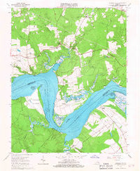 Charles City Virginia Historical topographic map, 1:24000 scale, 7.5 X 7.5 Minute, Year 1965