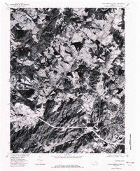 Charlottesville West Virginia Historical topographic map, 1:24000 scale, 7.5 X 7.5 Minute, Year 1977
