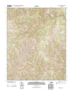 Chase City Virginia Historical topographic map, 1:24000 scale, 7.5 X 7.5 Minute, Year 2013