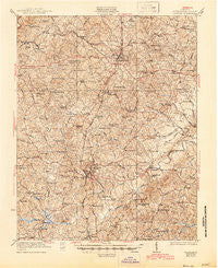 Chatham Virginia Historical topographic map, 1:62500 scale, 15 X 15 Minute, Year 1923
