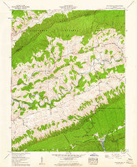 Chatham Hill Virginia Historical topographic map, 1:24000 scale, 7.5 X 7.5 Minute, Year 1958