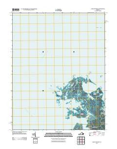 Chesconessex Virginia Historical topographic map, 1:24000 scale, 7.5 X 7.5 Minute, Year 2011