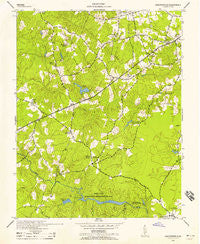 Chesterfield Virginia Historical topographic map, 1:24000 scale, 7.5 X 7.5 Minute, Year 1943