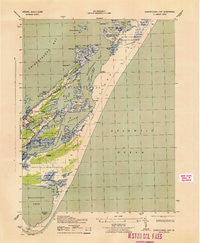 Chincoteague East Virginia Historical topographic map, 1:31680 scale, 7.5 X 7.5 Minute, Year 1943