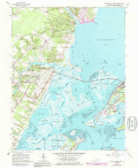 Chincoteague West Virginia Historical topographic map, 1:24000 scale, 7.5 X 7.5 Minute, Year 1965