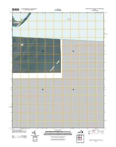Chincoteague East OE S Virginia Historical topographic map, 1:24000 scale, 7.5 X 7.5 Minute, Year 2011